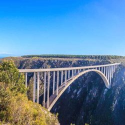 Bungujump i Sydafrika från Bloukransbron