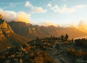 Vy från Lions Head, Kapstaden